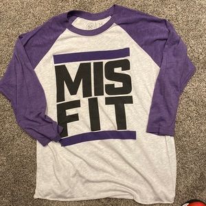Misfit athletics raglan T-shirt
